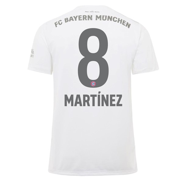 Camiseta Bayern Munich NO.8 Martinez 2ª Kit 2019 2020 Blanco